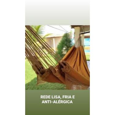 Imagem de Rede de dormir descanso anti-alérgica sol a sol casal grande 4,10 metr