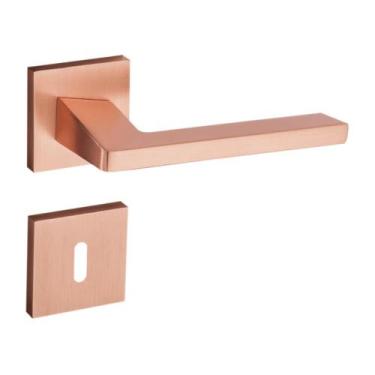 Imagem de Fechadura Para Porta Interna Rose Gold Karli Pado 55mm
