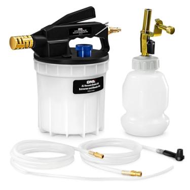 Imagem de DNA MOTORING Kit de extrator de óleo e sangria de freio a vácuo 2L com garrafa de recarga de 1L e adaptadores para a maioria dos sistemas de frenagem Standraiabs, TOOLS-00345