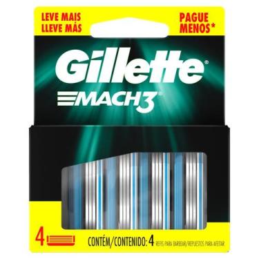 Imagem de Carga Gillette Mach3 4 Unidades
