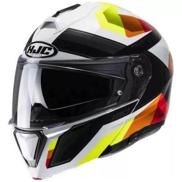 Imagem de Capacete HJC I90 Lark Amarelo Laranja e Preto, 61