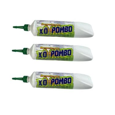 Imagem de 3 Xô Pombo Morcego Pardais Gel Repelente Quimiagri 250g Cada