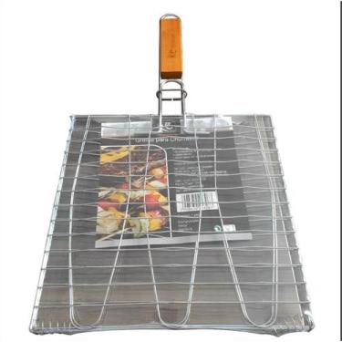 Imagem de Grelha para Churrasco 28x28cm Dupla Resistente - Ke Home
