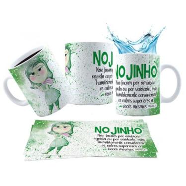 Imagem de Caneca 325ml Divertidamente 2 Biblicamente Guiadas Por Deus - LARANJA 