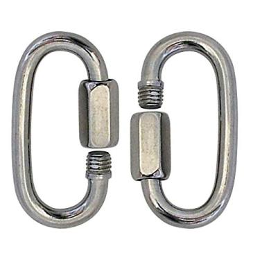 Imagem de Mosquetão HD Lucky Line Tough Links; 2 pacotes (A7612)