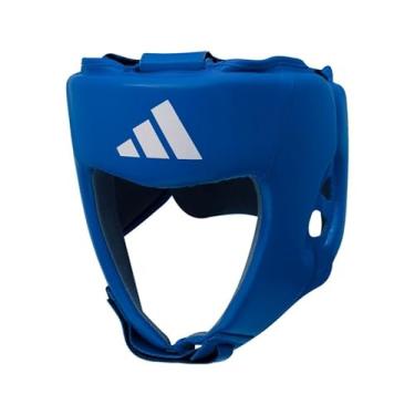 Imagem de adidas Protetor de cabeça de boxe unissex aprovado pela AIBA, azul, grande