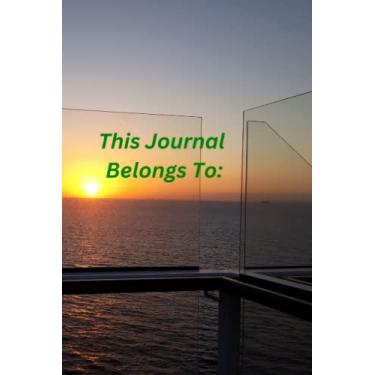 Imagem de Lined notebook: sundown cover