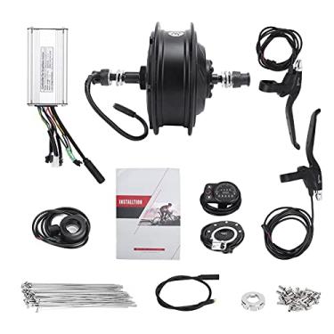 Imagem de Kit de Conversão de Bicicleta Elétrica Motor de Cubo Traseiro Eficiente de 500 W para Roda 12G, Conjunto de Bicicleta Elétrica DIY para Ciclistas, Alumínio + Cobre + ABS (Raios