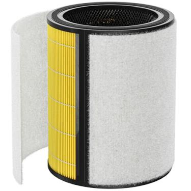 Imagem de Substituição de filtro H7122, compatível com purificador de ar GoveeLife H7122, pré-filtro de filtragem de 3 estágios + filtro de carvão ativado HEPA H13 verdadeiro, pacote com 2
