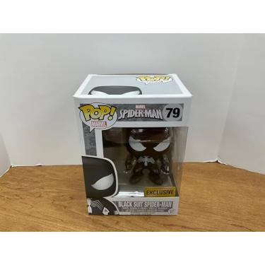 Imagem de Funko Spider-Man POP! Marvel Black Suit Spider-Man Exclusive Vinyl Bobble Head #79