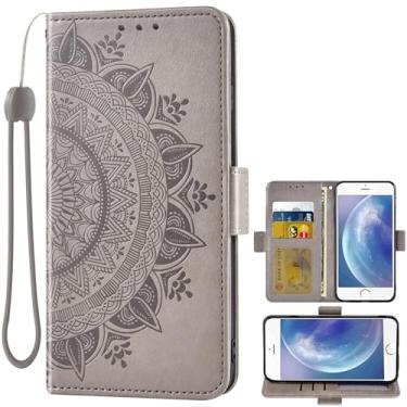 Imagem de Asuwish Capa de telefone para Xiaomi Redmi 13C/Poco C65 carteira porta-cartão de crédito flip bolsa alça de pulso suporte fólio cordão slot celular robusto acessórios para celular 13 C 65 mulheres