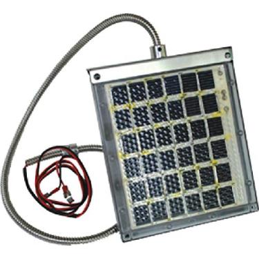 Imagem de Wildgame Innovations Carregador de bateria alimentador de veados para caça ao ar livre Painel solar Edrenaline, 12 volts
