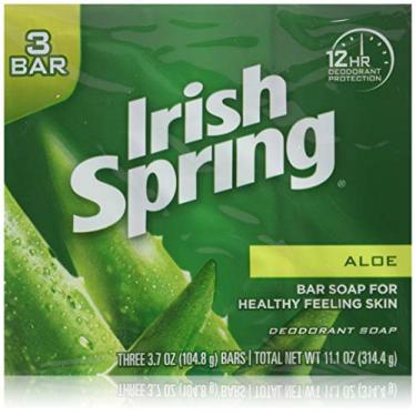 Imagem de Irish Spring S Sabonete De Banho De Aloe Vera, Barras De 3,75 Oz, (2) Pacotes De 3 Barras