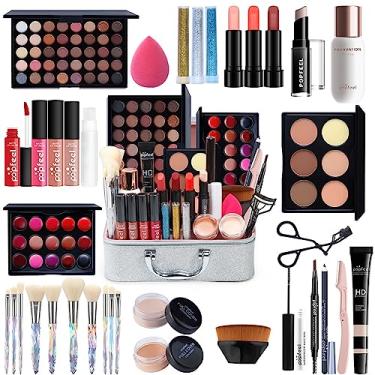 Imagem de MAEPEOR Kit De Maquiagem Tudo Em Um 36Pcs Kit De Maquiagem Para Mulheres Kit Completo Conjunto De Maquiagem Multiuso Para Iniciantes Ou Profissionais (Kit014C)