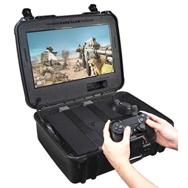 Imagem de Case Club Estação De Jogos Para Se Adaptar Ao Playstation 4. Estação De Jogos Portátil Com Monitor Integrado E Armazenamento Para Controladores E Jogos Ps4