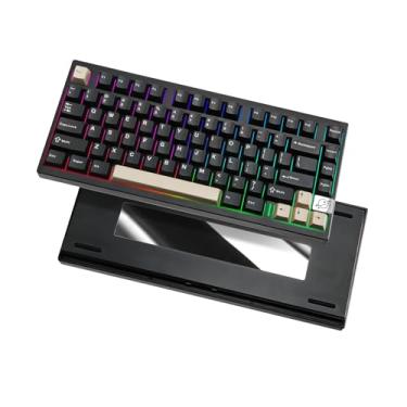 Imagem de YUNZII Teclado Mecânico Sem Fio Para Jogos Al75 Pro 75%, Cnc Totalmente Em Alumínio, Bt/2.4G/Com Fio, Teclas Pbt, Hot Swap Montado Na Junta, Luz De Fundo Rgb Personalizada, Programável Para Mac/Win