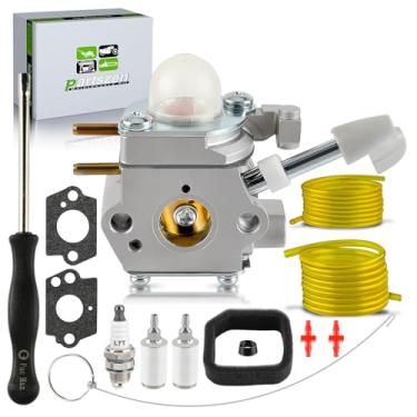 Imagem de partszen Carburador 308054114 308054075 para carburador Homelite serve para soprador de folha 26B UT09526 com filtro de ar de ferramenta de ajuste de carburador