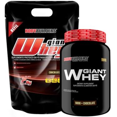 Imagem de Kit Giant Whey Chocolate 2kg + Giant Whey Chocolate 900g – Bodybuilders
