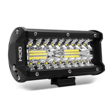 Imagem de Barra LED Mod LEDs 120W 6500K Lente 8D Foco Spot e Flood 7 polegadas 16cm Farol Milha Auxiliar Carro Caminhão