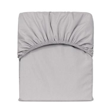 Imagem de Lençol Avulso King Slim com Elástico Micropercal 200 Fios - Cinza - Ca