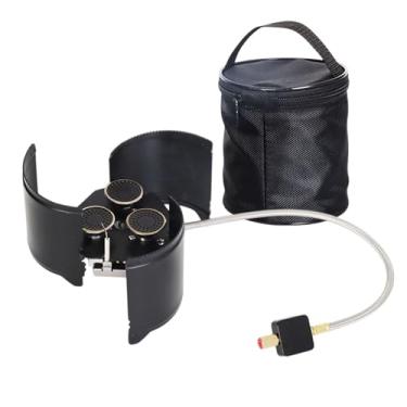 Imagem de Fogão de acampamento portátil, fogão ao ar livre,Fogão de mochila leve | Equipamento de acampamento à prova de, suprimentos externos multifuncionais para barbecue de de viagens de sobrevivência para