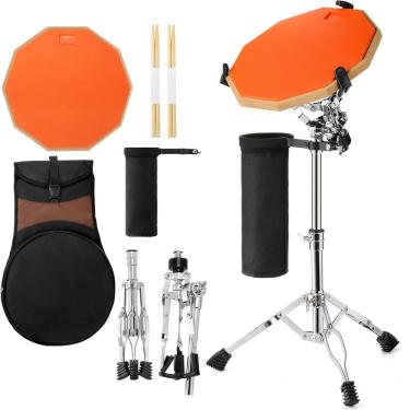 Imagem de Suporte de bateria com conjunto de práticos Youeon 12" Silent Drum