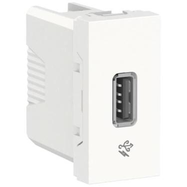 Imagem de Modulo Tomada Carregador Usb 1A Branco Orion Schneider