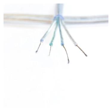 Imagem de Equipamentos de comunicação Transparent Wire Multi-core Copper 4core Pendant Lamp Cable PVC Sheathed Round DIY Crystal Lamp Wire Power Cord Fios e cabos(OD 5.49mm 500W)