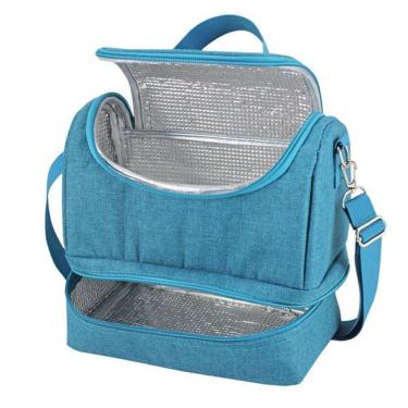 Imagem de Bolsa Térmica C/ 2 Compartimentos Concept Azul