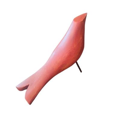 Imagem de Escultura Pássaro Escultura Em Madeira