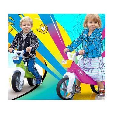 Imagem de Bicicleta Sem Pedal Equilíbrio Infantil Menino Menina Banco Ajustável 
