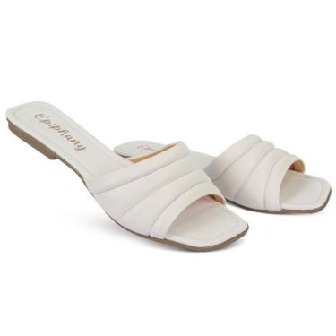 Imagem de Sandália Rasteira Feminina Slide Comfort Moda Casual Dia a Dia Epiphan