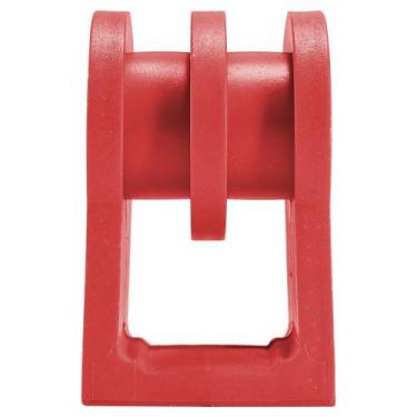Imagem de Roldana Plástica Mini 2 Ranhuras com Suporte plástico Injetado - Verme