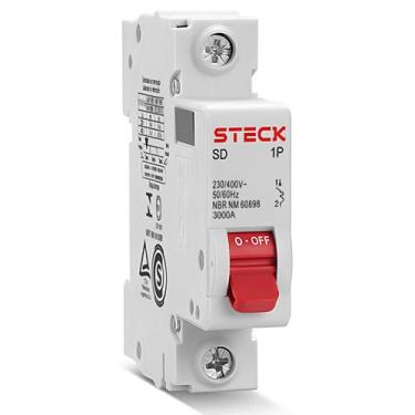 Imagem de Disjuntor DIN Unipolar 32A SDD61C32 3KA  STECK