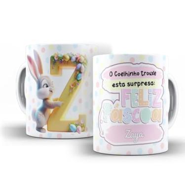 Imagem de Caneca branca ALFABETO PÁSCOA (Z)