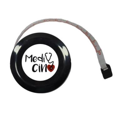 Imagem de Trena Fita Metrica 150 Cm Corporal Saude - Love Saude, MEDICINA PRETO