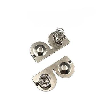 Imagem de Terminais de bateria de substituição Contatos de mola para Game Boy Color GBC Housing Battery Holder