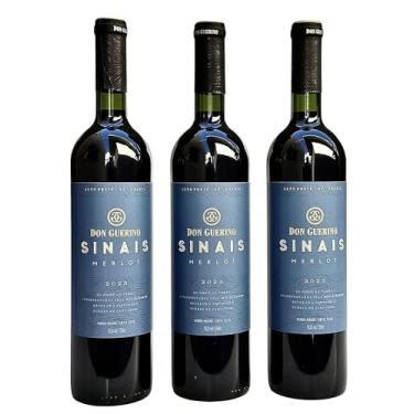 Imagem de Vinho Sinais Merlot - Don Guerino | Kit Com 3 Garrafas | Oferta