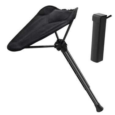 Imagem de YIJU Banco Dobrável Portátil de Acampamento com Perna única, Acessório Resistente E Altura Ajustável