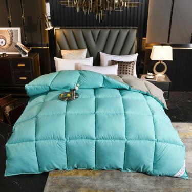 Imagem de Colcha De Edredom King Size De Inverno Noites Frias De Verão Edredom De Luxo Edredom Macio De Penas De Ganso Edredom Cobertores Cama De Penas Cobertor De Colcha Acolchoado, C, 150x200cm (2kg)