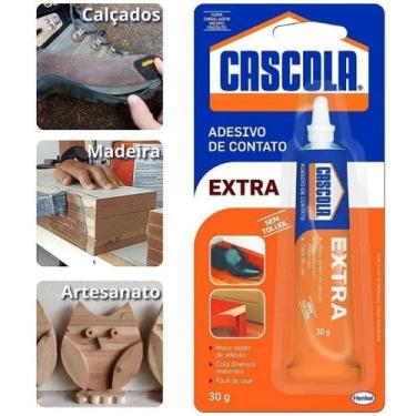 Imagem de Cola De Contato Adesivo Sapateiro Cascola Extra Bisnaga 30g - Henkel