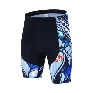 Imagem de Calções de Ciclismo Masculinos para Verão 2023 - MTB, Bib, Gel 19D, BR