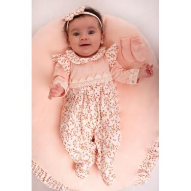 Imagem de Saída Maternidade Menina Sofia Estrelinha 04 peças Roupas de Bebê - Jo
