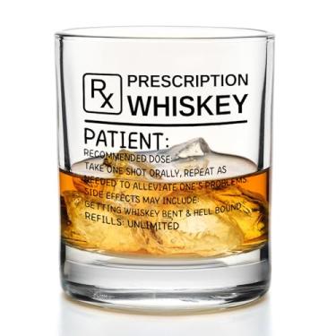 Imagem de Yomisex Copos de uísque engraçados 290 ml, presentes engraçados para pai, homens, namorado, marido, copos de pedras antiquados para beber uísque bourbon escocês, coquetel, licor, vodka