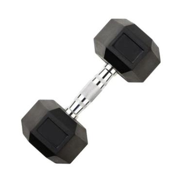 Imagem de Halter Dumbell Sextavado Ahead Sports As2102 12,5kg, Preto, Único