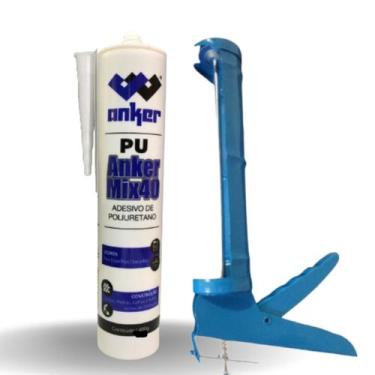 Imagem de Cola Pu 40 Placa Revestimento Pvc 3d + Aplicador - Anker do Brasil