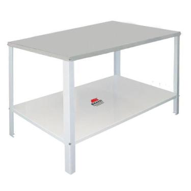Imagem de Mesa Desmontável Braesi Tampo Inox 190x80 cm M-180N