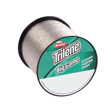 Imagem de Berkley Trilene® Big Game™, transparente, 6,8 kg | 6,8 kg, 900 jardas | Linha de pesca de monofilamento de 822 m, adequada para ambientes de água salgada e de água doce marrom costeiro