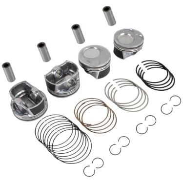 Imagem de Conjunto de pistão e anéis de motor 23041 2E210 compatível com Kia Soul Forte Forte5 Forte Koup 2.0L 2014 2015 2016 2017 2018, Substitua 23041-2E210