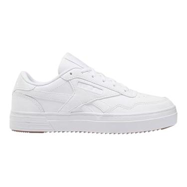 Imagem de Reebok Tênis feminino Club MEMT Bold, Branco/Branco/Cinza verdadeiro 1, 35 BR